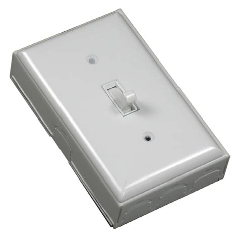 Wiremold 700 Metal White Raceway Switch Box Kit